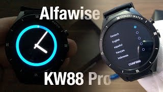 Alfawise KW88 Pro 3G Smartwatch  Unboxing [upl. by Mihar]