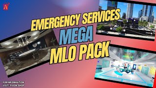 FiveM Emergency Services MLO Pack fivem mlo hospital [upl. by Eiramrefinnej81]