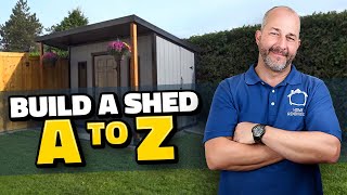 DIY How to Build a Shed A to Z [upl. by Erny97]