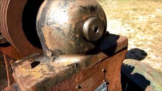 Sturtevant 6 Blower with AllisChalmers 15 HP motor  3  Motor dry pulley remove skid work [upl. by Stichter443]