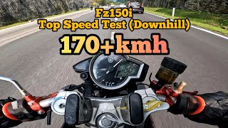 Fz150i  Top Speed Test Downhill [upl. by Carpenter825]