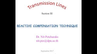 Line Compensate Section 3  Series Capacitor [upl. by Tareyn]