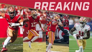 MASSIVE 49ERS INJURY REPORT 🚨 George Kittle Trent Williams Nick Bosa Aiyuk Aaron Banks  more [upl. by Swee]