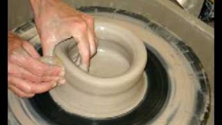 Throwing a pot on Potters wheel step by step tutorial  Lakeside Pottery [upl. by Mchenry164]