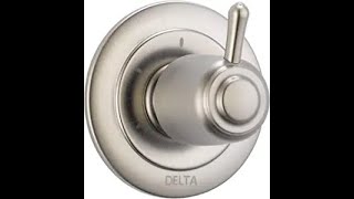 Review DELTA FAUCET T11800SS Tesla Diverter 2021 [upl. by Schluter]