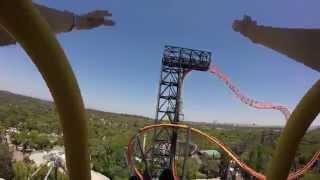 Lanzadera Parque de Atracciones de Madrid Full HD 1080p GoPro [upl. by Eoz937]