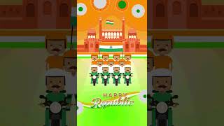 Happy Republic Day Animation  26 January  After Effects Animation whatsappstatus [upl. by Skier]