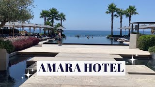 Amara Hotel Limassol Cyprus  5 star luxury on the beach front  Stunning views and facilities [upl. by Sherrie219]