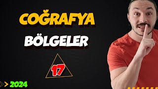 🌍BÖLGELER VE BÖLGE SINIRLARI 🔴 39 GÜNDE TYT COĞRAFYA KAMPI17 📌2025 [upl. by Kayne]