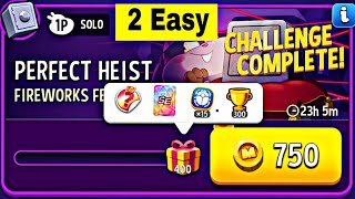 2 Solo  750 coins fireworks fastvel bombs away perfect heist  very easy challenge  match masters [upl. by Rosalind]