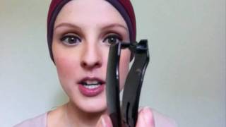 How to apply false eyelashes if you havent got any of your own [upl. by Lorenz]