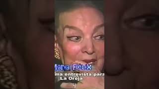 quotLe di un beso a Luis Miguel en la bocaquot María Félix en su última aparición pública [upl. by Armillda]