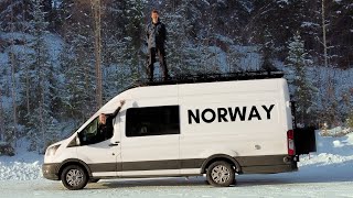 ARRIVAL IN NORWAY skiing at Røldal amp IdaTobias meetup Vanlife Europe Ep 2 [upl. by Aerdnaid817]