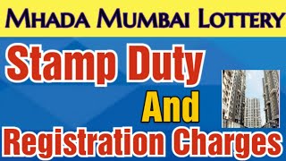 Mhada Lottery 2023 Stamp Duty and Registration Charges [upl. by Melony]