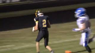 CARTER BATTIN SCORES THREE TOUCHDOWNS FOR THE EDGEWOOD COLESBURG VIKINGS [upl. by Kessia]