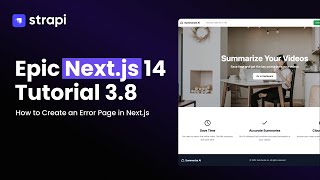 How To Handle Errors in Next JS via the Error Page – Part 38 Epic Nextjs Tutorial for Beginners [upl. by Algar]