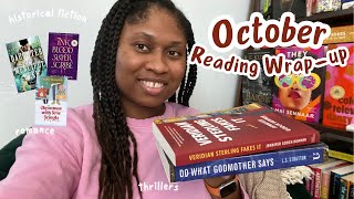 all the books i read in october 🎃  reading wrapup [upl. by Yecnay]