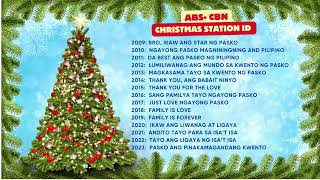 ABS CBN Christmas Station ID Compilation 20092023 🎄🌟 [upl. by Aicertap]