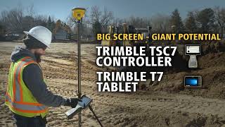 Trimble Siteworks Positioning System for Construction Surveyors with T7 Tablet [upl. by Fen906]