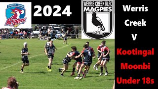 2024 Magpies under 18s v Kootingal [upl. by Oniotna]