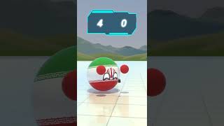 iran vs israel countryballs ww3 iran [upl. by Eimmij]