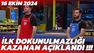 MasterChef Dokunulmazlık Oyunu Kim Kazandı  16 Ekim 2024 [upl. by Ilhsa]