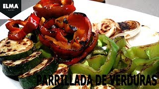 Parrillada de verduras  Plancha de asar eléctrica ELMA [upl. by Doubler558]