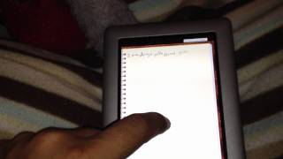 Notepad Widget Handrite Note for Nook tablet Review Color Android [upl. by Vetter460]