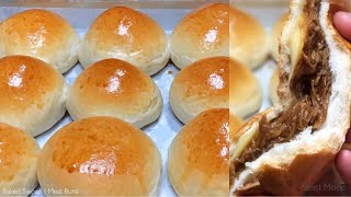 BAKED SIOPAO  MEAT BUNS  SIOPAO ASADO  Dough  Asado Filling  Sauce ALL IN Recipe [upl. by Herrle]