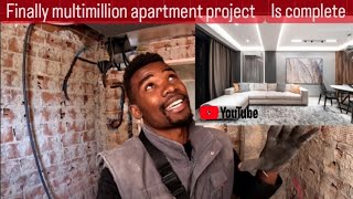 Finally our multimillion apartment is complete apartment tinyhouse luxury luxurylifestyle [upl. by Ahsratan]