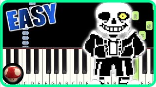 Undertale  Megalovania EASY Piano Tutorial Synthesia  TopAnimeMusic [upl. by Doersten]