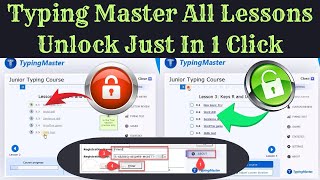 Typing master 11 unlock all lessonstyping master 11 registration keytyping speed kaise badhaye [upl. by Farmelo]