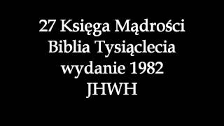 27 Księga Mądrości [upl. by Hinch]