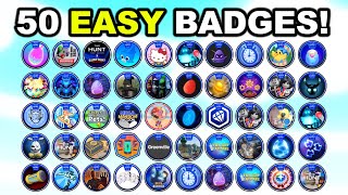 EVENT How to get 50 EASIEST BADGES in THE HUNT Full Guide ROBLOX [upl. by Grethel]