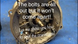 Rotax 185 part 2 splitting the crankcase on engine 2 [upl. by Grae]