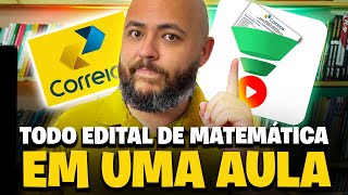 🔥AULA ESPECIAL RESUMÃO DE MATEMÁTICA CONCURSO CORREIOS 2024 [upl. by Adnwahsor]