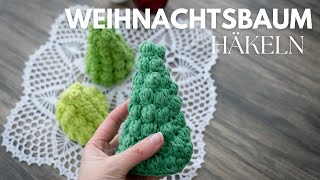 Einen Weihnachtsbaum Häkeln  Super einfach und schnell  Tannenbaum häkeln [upl. by Hnah]