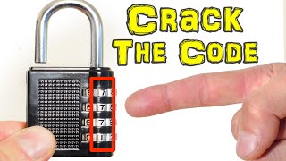 How to Crack the Code amp Open a Combination Padlock [upl. by Retse]