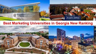 BEST MARKETING UNIVERSITIES IN GEORGIA NEW RANKING [upl. by Aliet]