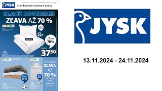 JYSK leták SK  13112024  24112024 [upl. by Yanad]