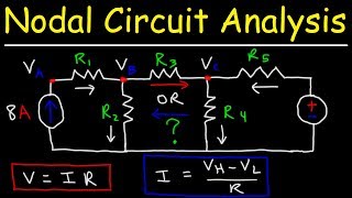 Node Voltage Method Circuit Analysis With Current Sources [upl. by Zoubek]