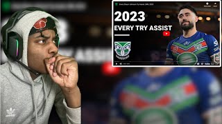 Every Shaun Johnson Try Assist  NRL 2023  REACTION [upl. by Nations933]