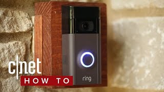 Ring Video Doorbell 2 Installation CNET How To [upl. by Norse489]