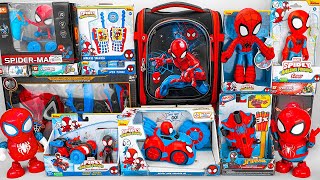 SpiderMan Toy Collection Unboxing Review Spidey and His Amazing Friends Toy Collection [upl. by Kleinstein]