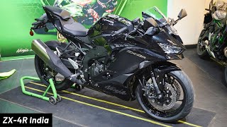 2024 Kawasaki Ninja ZX4R Detailed Review  On Road Price I Exhaust Sound I Colours [upl. by Florella]