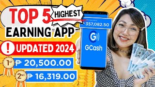 TOP 5 LEGIT AND HIGHEST EARNING APP 2024  I EARNED P20500 IN 1 APP WITH OWN PROOF GCASH amp PAYPAL [upl. by Nahum]