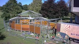 Chichester Spiegeltent Timelapse [upl. by Enel]