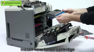 Lexmark C 534 DN Toner Cartridge Replacement  user guide C5220KSCSMSYS C5240CHKHMHYH [upl. by Savage92]