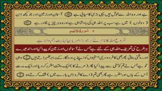 QURAN PARA 7 JUSTONLY URDU TRANSLATION WITH TEXT HD FATEH MUHAMMAD JALANDRI [upl. by Demetris]