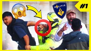 Ik ben AANGEHOUDEN door de POLITIE door TAS STELEN PRANK  Sociaal Experiment 1 [upl. by Peltz]